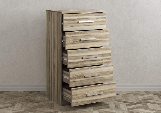 Комод Авангард 5 ящиков (ясень ориноко)